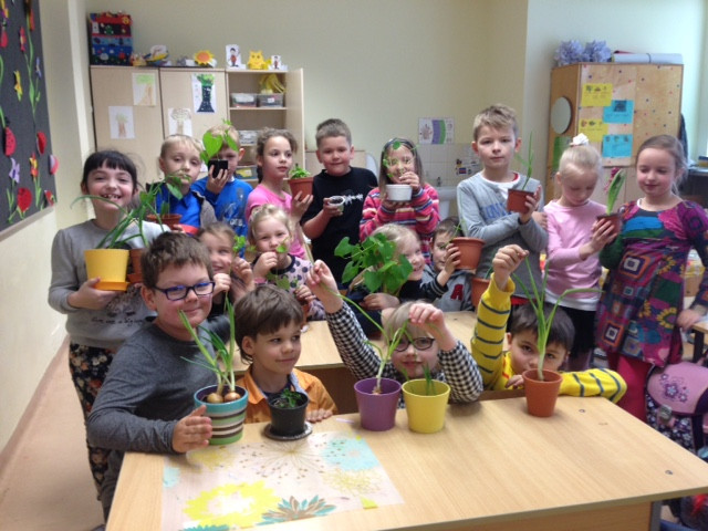 Kieno augalas didesnis