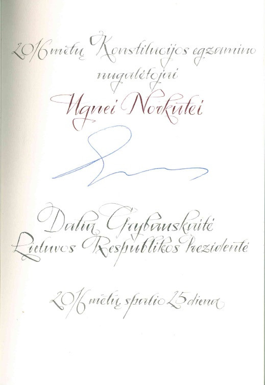Ugnei NorkuteI_prezidentė_konstitucija 2016
