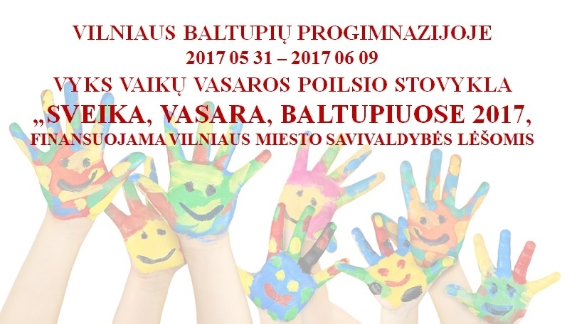 Stovyklos plakatas