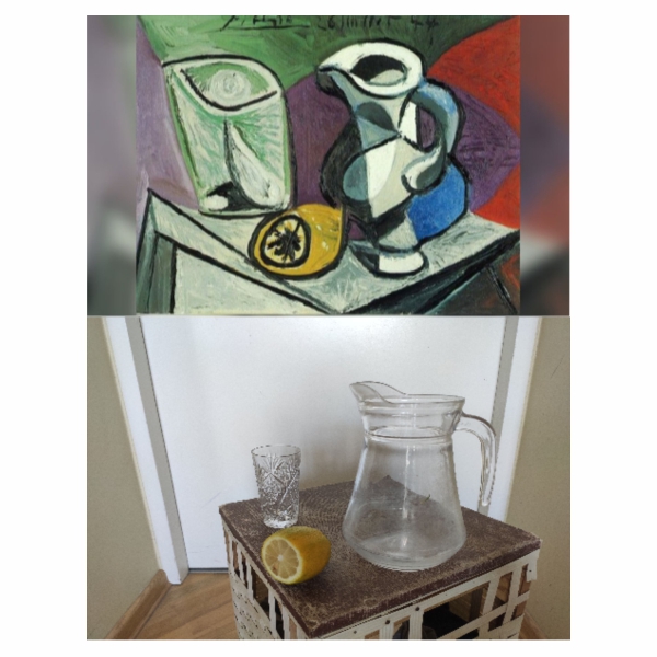 055 P. Picasso Stiklinė ir ąsotis Linas Jurėnas 7c
