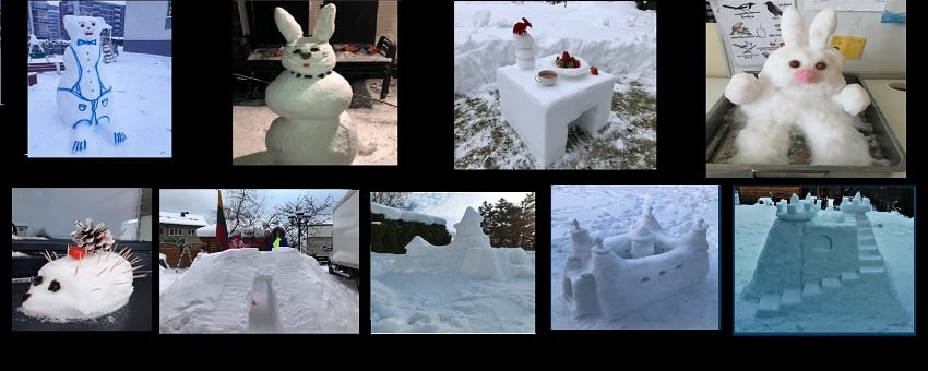 Žiemos skulptūra – laimėtojai