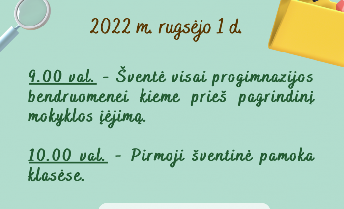 Mokslo metų pradžios šventė_